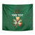 Custom Ireland Rugby Tapestry Shamrock With Ireland Flag Colors