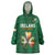 Custom Ireland Rugby Wearable Blanket Hoodie Shamrock With Ireland Flag Colors