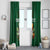 Custom Ireland Rugby Window Curtain Shamrock With Ireland Flag Colors