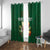 Custom Ireland Rugby Window Curtain Shamrock With Ireland Flag Colors