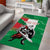 Personalized Italy Area Rug Wolf Warrior Grunge Style - Wonder Print Shop