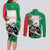 Personalized Italy Couples Matching Long Sleeve Bodycon Dress and Long Sleeve Button Shirt Wolf Warrior Grunge Style