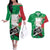 Personalized Italy Couples Matching Off The Shoulder Long Sleeve Dress and Hawaiian Shirt Wolf Warrior Grunge Style