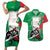 Personalized Italy Couples Matching Short Sleeve Bodycon Dress and Hawaiian Shirt Wolf Warrior Grunge Style