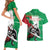 Personalized Italy Couples Matching Short Sleeve Bodycon Dress and Hawaiian Shirt Wolf Warrior Grunge Style