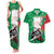 Personalized Italy Couples Matching Tank Maxi Dress and Hawaiian Shirt Wolf Warrior Grunge Style