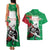 Personalized Italy Couples Matching Tank Maxi Dress and Hawaiian Shirt Wolf Warrior Grunge Style