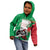 Personalized Italy Kid Hoodie Wolf Warrior Grunge Style - Wonder Print Shop