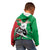 Personalized Italy Kid Hoodie Wolf Warrior Grunge Style - Wonder Print Shop