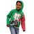 Personalized Italy Kid Hoodie Wolf Warrior Grunge Style - Wonder Print Shop