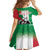 Personalized Italy Kid Short Sleeve Dress Wolf Warrior Grunge Style - Wonder Print Shop