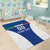 Custom Italy Football Area Rug Italy Flag Pattern On Blue - Wonder Print Shop