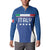 Custom Italy Football Button Sweatshirt Italy Flag Pattern On Blue - Wonder Print Shop