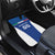 Custom Italy Football Car Mats Italy Flag Pattern On Blue - Wonder Print Shop