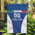 Custom Italy Football Garden Flag Italy Flag Pattern On Blue - Wonder Print Shop