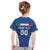 Custom Italy Football Kid T Shirt Italy Flag Pattern On Blue - Wonder Print Shop