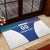 Custom Italy Football Rubber Doormat Italy Flag Pattern On Blue - Wonder Print Shop