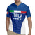 Custom Italy Football Rugby Jersey Italy Flag Pattern On Blue