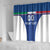 Custom Italy Football Shower Curtain Italy Flag Pattern On Blue - Wonder Print Shop