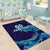 Custom Italy Rugby Area Rug Gli Azzurri Flame Pattern - Wonder Print Shop