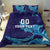 Custom Italy Rugby Bedding Set Gli Azzurri Flame Pattern - Wonder Print Shop