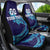 Custom Italy Rugby Car Seat Cover Gli Azzurri Flame Pattern - Wonder Print Shop