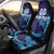 Custom Italy Rugby Car Seat Cover Gli Azzurri Flame Pattern - Wonder Print Shop