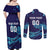 Custom Italy Rugby Couples Matching Off Shoulder Maxi Dress and Long Sleeve Button Shirt Gli Azzurri Flame Pattern