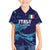 Custom Italy Rugby Family Matching Long Sleeve Bodycon Dress and Hawaiian Shirt Gli Azzurri Flame Pattern - Wonder Print Shop