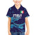 Custom Italy Rugby Family Matching Mermaid Dress and Hawaiian Shirt Gli Azzurri Flame Pattern - Wonder Print Shop