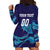 Custom Italy Rugby Hoodie Dress Gli Azzurri Flame Pattern - Wonder Print Shop