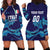 Custom Italy Rugby Hoodie Dress Gli Azzurri Flame Pattern - Wonder Print Shop