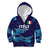 Custom Italy Rugby Kid Hoodie Gli Azzurri Flame Pattern - Wonder Print Shop