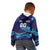 Custom Italy Rugby Kid Hoodie Gli Azzurri Flame Pattern - Wonder Print Shop