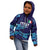 Custom Italy Rugby Kid Hoodie Gli Azzurri Flame Pattern - Wonder Print Shop