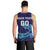 Custom Italy Rugby Men Tank Top Gli Azzurri Flame Pattern - Wonder Print Shop