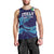 Custom Italy Rugby Men Tank Top Gli Azzurri Flame Pattern - Wonder Print Shop