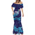 Custom Italy Rugby Mermaid Dress Gli Azzurri Flame Pattern - Wonder Print Shop