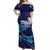 Custom Italy Rugby Off Shoulder Maxi Dress Gli Azzurri Flame Pattern - Wonder Print Shop