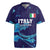 Custom Italy Rugby Rugby Jersey Gli Azzurri Flame Pattern