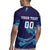 Custom Italy Rugby Rugby Jersey Gli Azzurri Flame Pattern