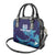 Custom Italy Rugby Shoulder Handbag Gli Azzurri Flame Pattern