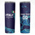 Custom Italy Rugby Skinny Tumbler Gli Azzurri Flame Pattern