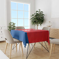Custom Slovakia Football Tablecloth Come On Sokoli