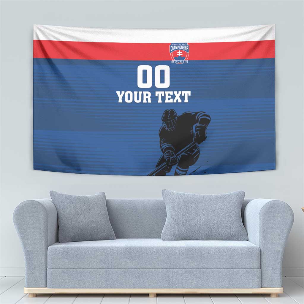 Custom Slovakia Hockey Tapestry Go Nasi Chlapci