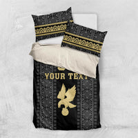Custom Mexico Football Bedding Set El Tri Aztec Pattern Back Version