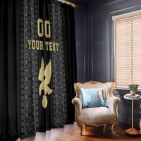 Custom Mexico Football Window Curtain El Tri Aztec Pattern Back Version