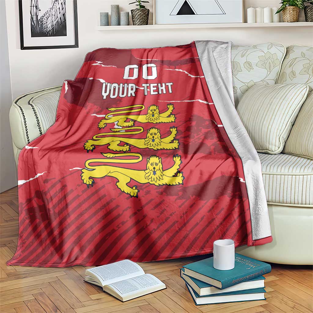 Custom Bailiwick of Jersey Blanket Sporty Style