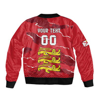 Custom Bailiwick of Jersey Bomber Jacket Sporty Style