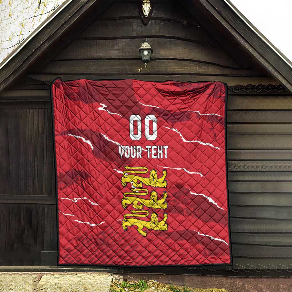Custom Bailiwick of Jersey Quilt Sporty Style